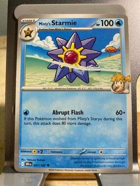 Misty's Starmie - 047/182 - Pokemon Destined Rivals